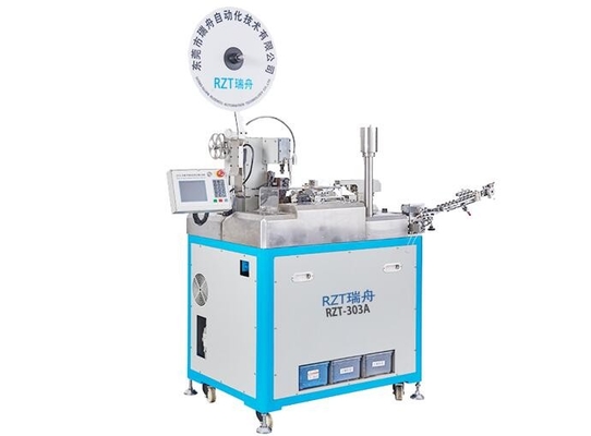 2600 Pcs / घंटा स्वचालित वायर काटना स्ट्रिपिंग और मशीन Crimping